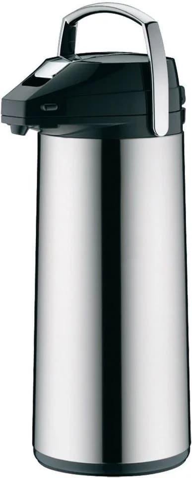 Pump-Isolierkanne ALFI Silber Edelstahl 3 Liter - Bild 2