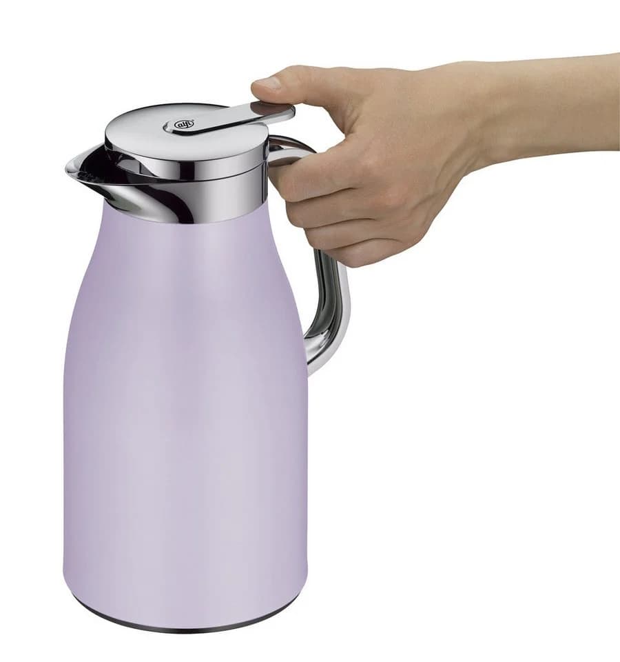 Isolierkanne SKYLINE 1,0 Liter Edelstahl Pastell Lavendel - Bild 3