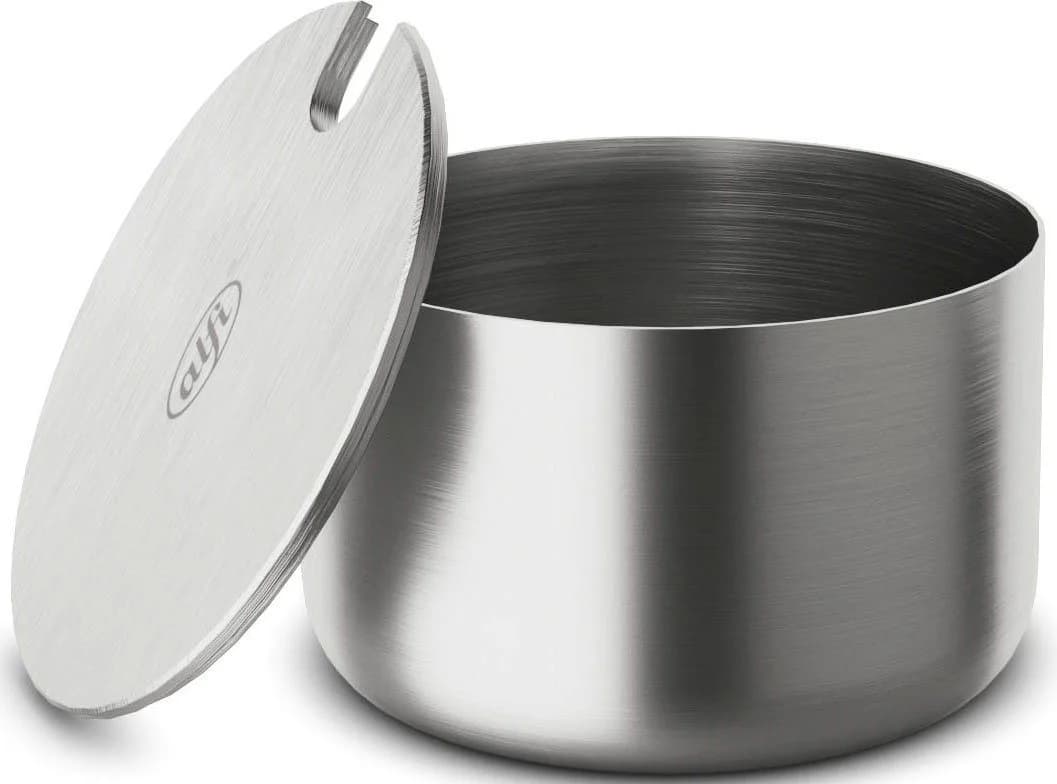 Alfi Milch- und Zuckerset MILK & SUGAR 3-tlg. Edelstahl silber inkl. Tablett