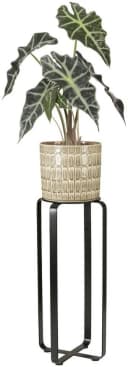 Scheurich Blumenständer Satin Schwarz Modern Metall Bild 3