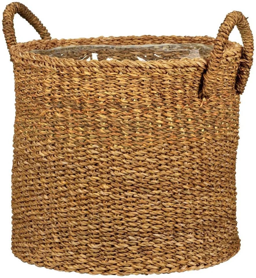 Scheurich Blumentopf Ø 35 cm Seegras Natur mit Griffen - Bild 2