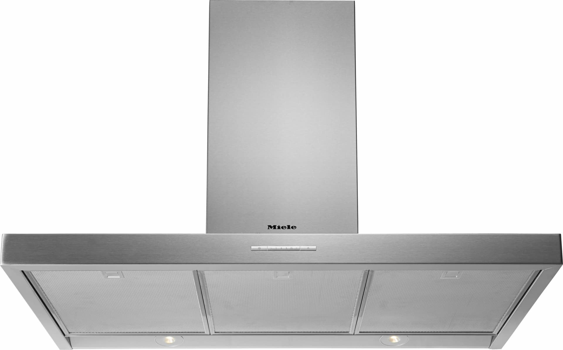 MIELE Wandhaube PUR 98 W Edelstahlfarben Abluft- und Umluftfähig