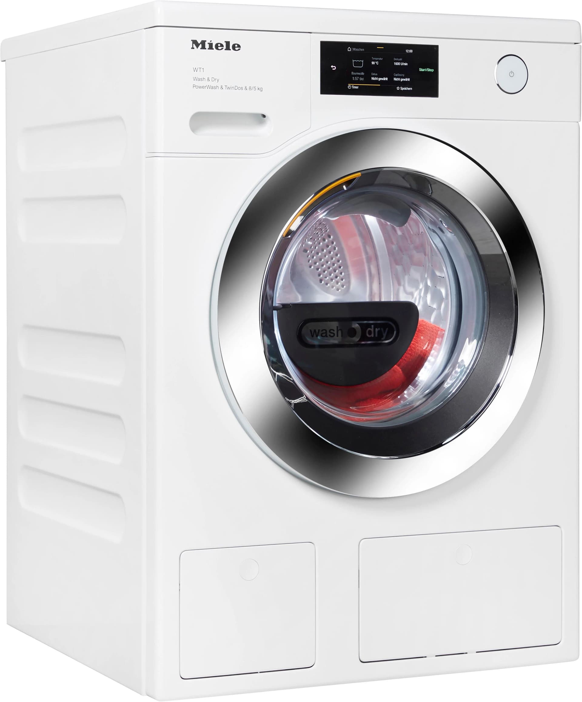 MIELE Waschtrockner WTR860WPM 8/5 kg Weiß Unterbau