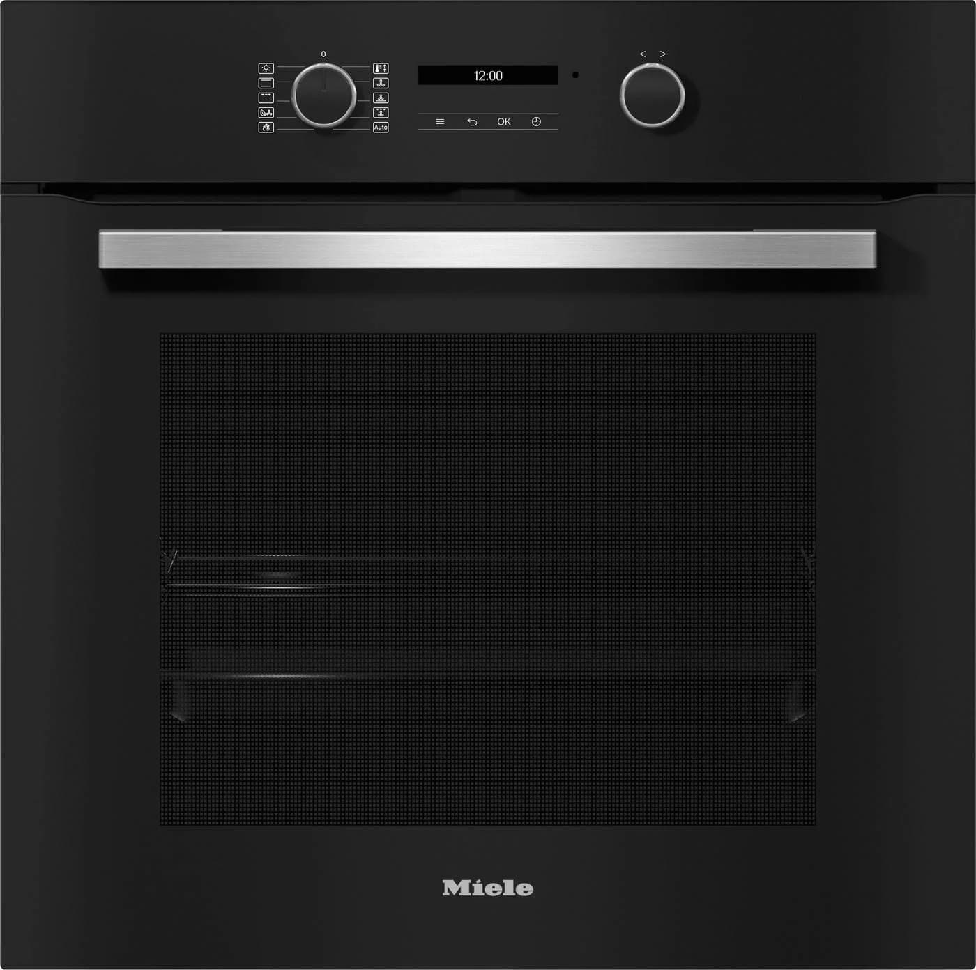 MIELE Pyrolyse Backofen H 2766 BP Schwarz