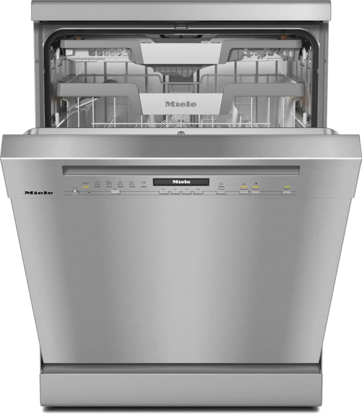 MIELE Standgeschirrspüler G 7210 SC Front Silber Energieeffizienz A
