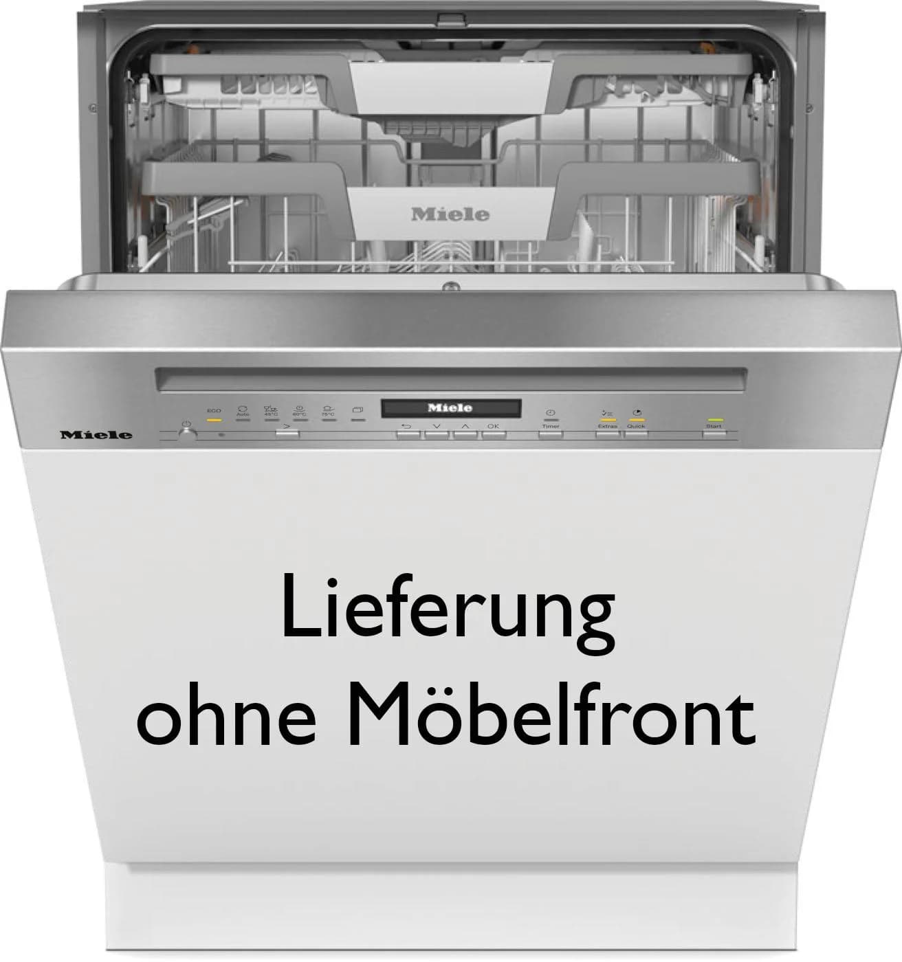 MIELE teilintegrierbarer Geschirrspüler G 7210 SCi Silber