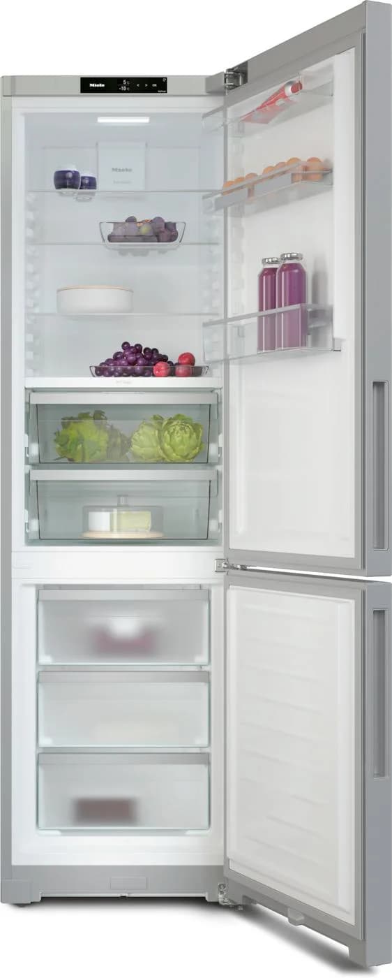 MIELE Kühl-/Gefrierkombination KFN 4397 CD 125 Edition Silber Edelstahllook