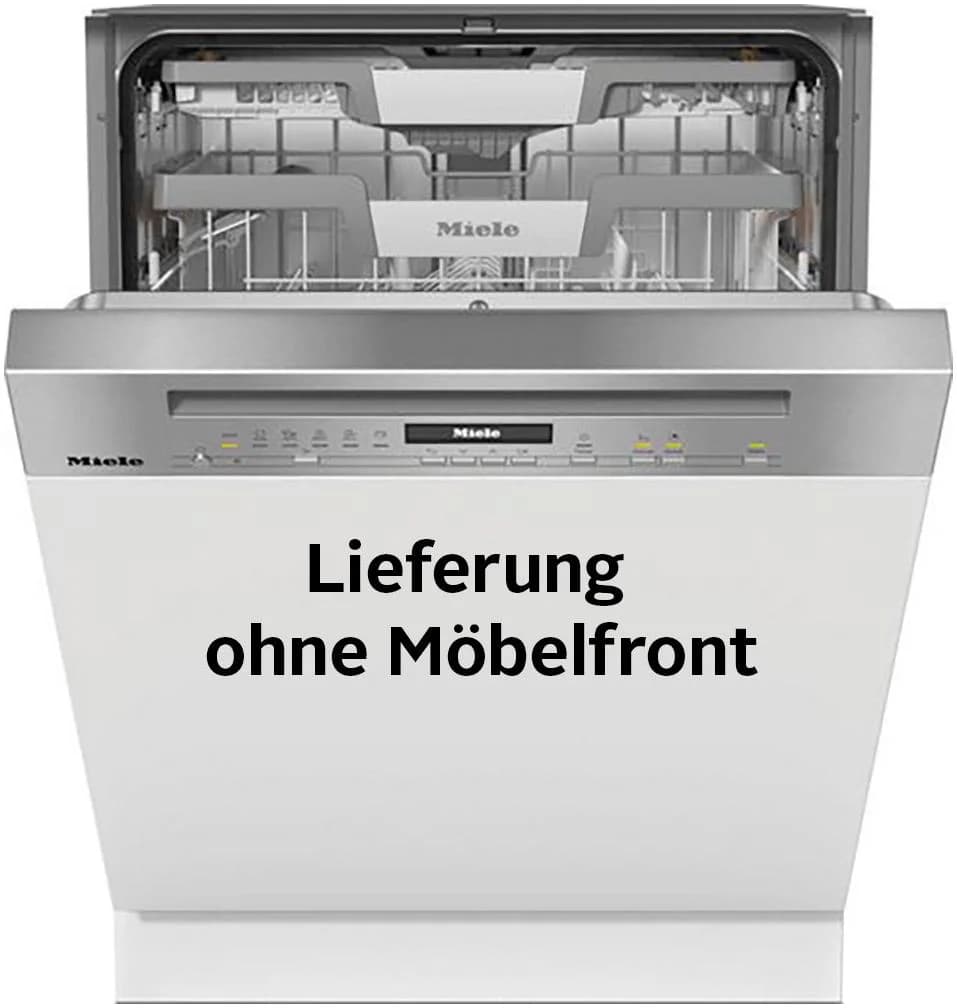Geschirrspüler Edelstahl, CleanSteel, Silber, teilintegrierbar