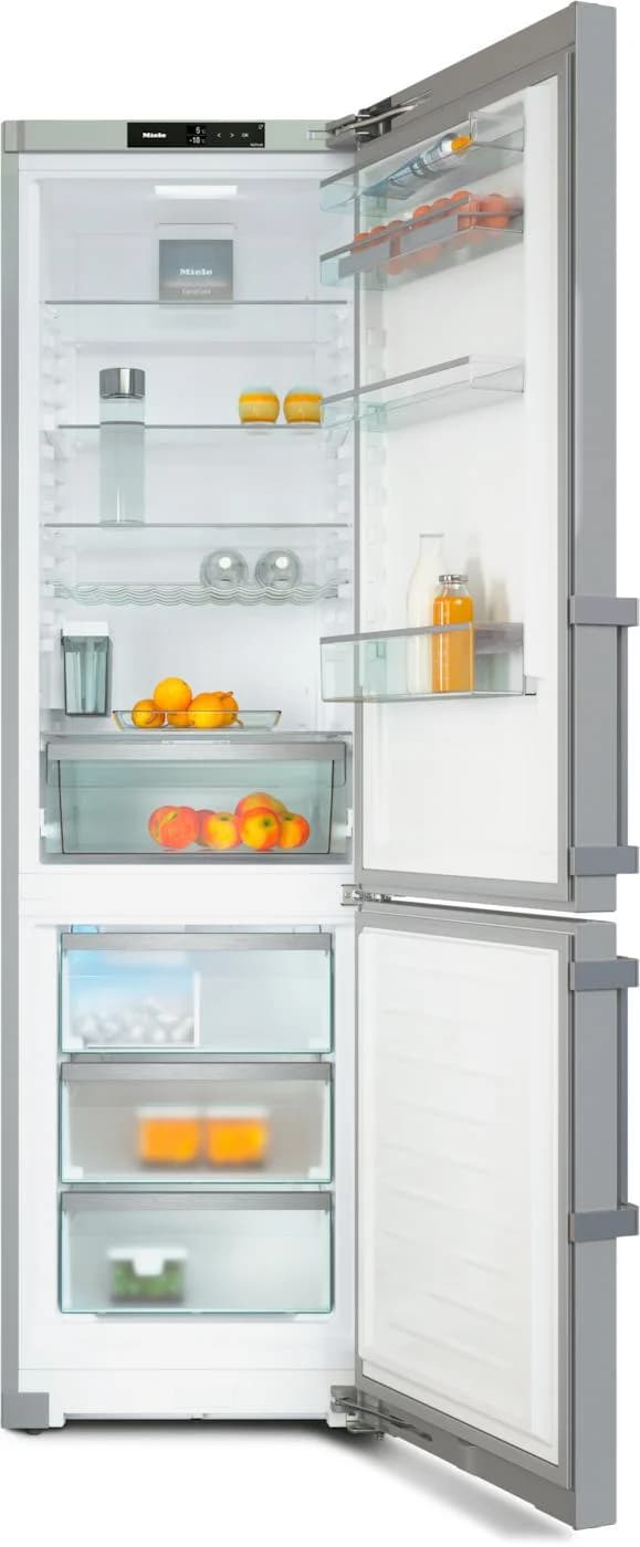 MIELE Kühl-/Gefrierkombination KFN 4799 CDE Silber Edelstahl