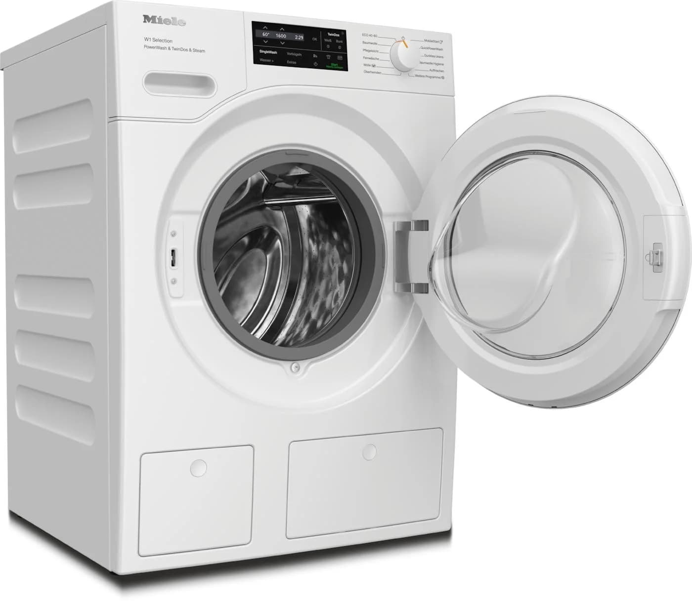 MIELE Waschmaschine WSJ883 WCS PWash&TDos&Steam Weiß 9 kg