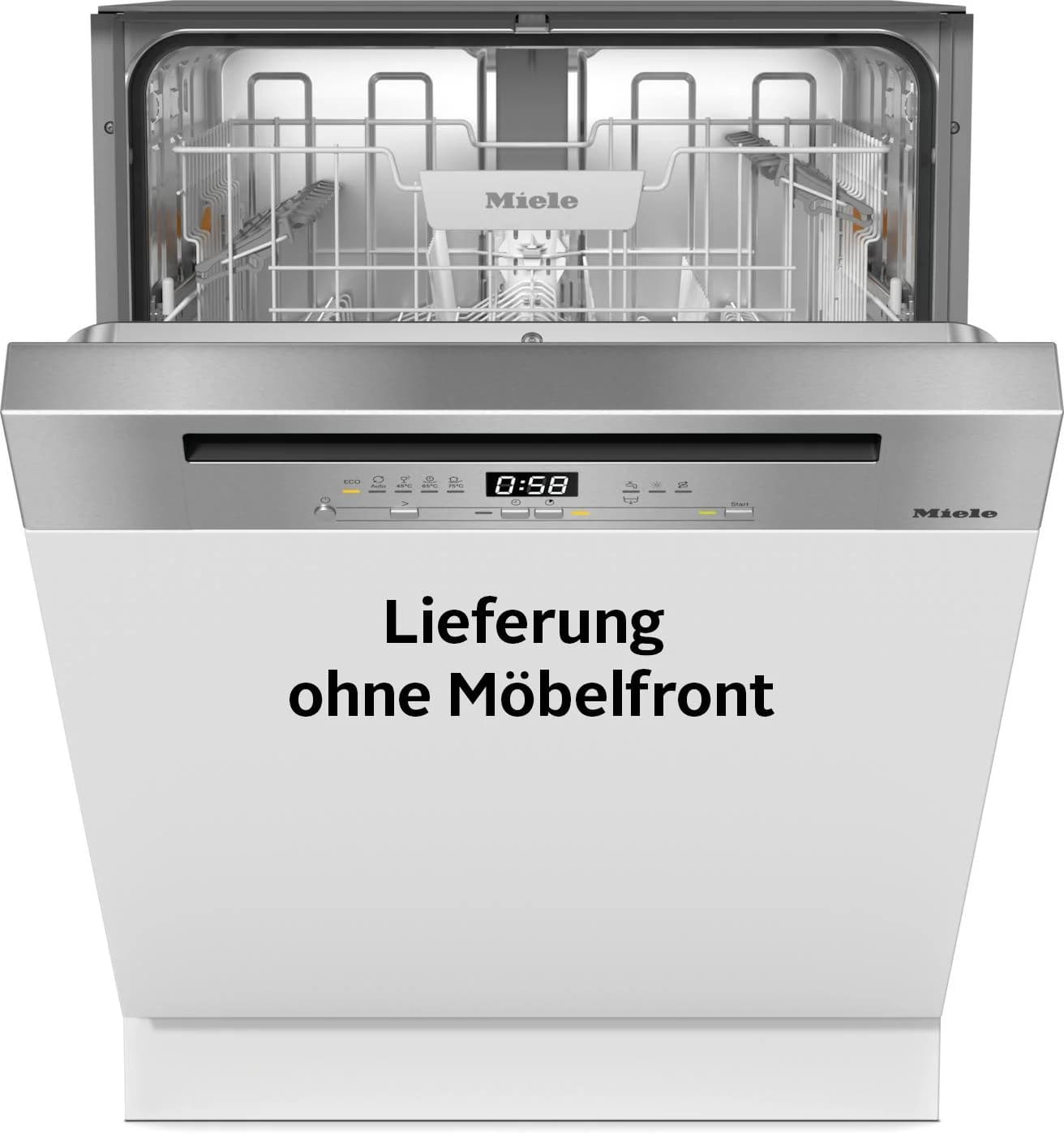 MIELE teilintegrierbarer Geschirrspüler G 5811 i Active Plus Silber