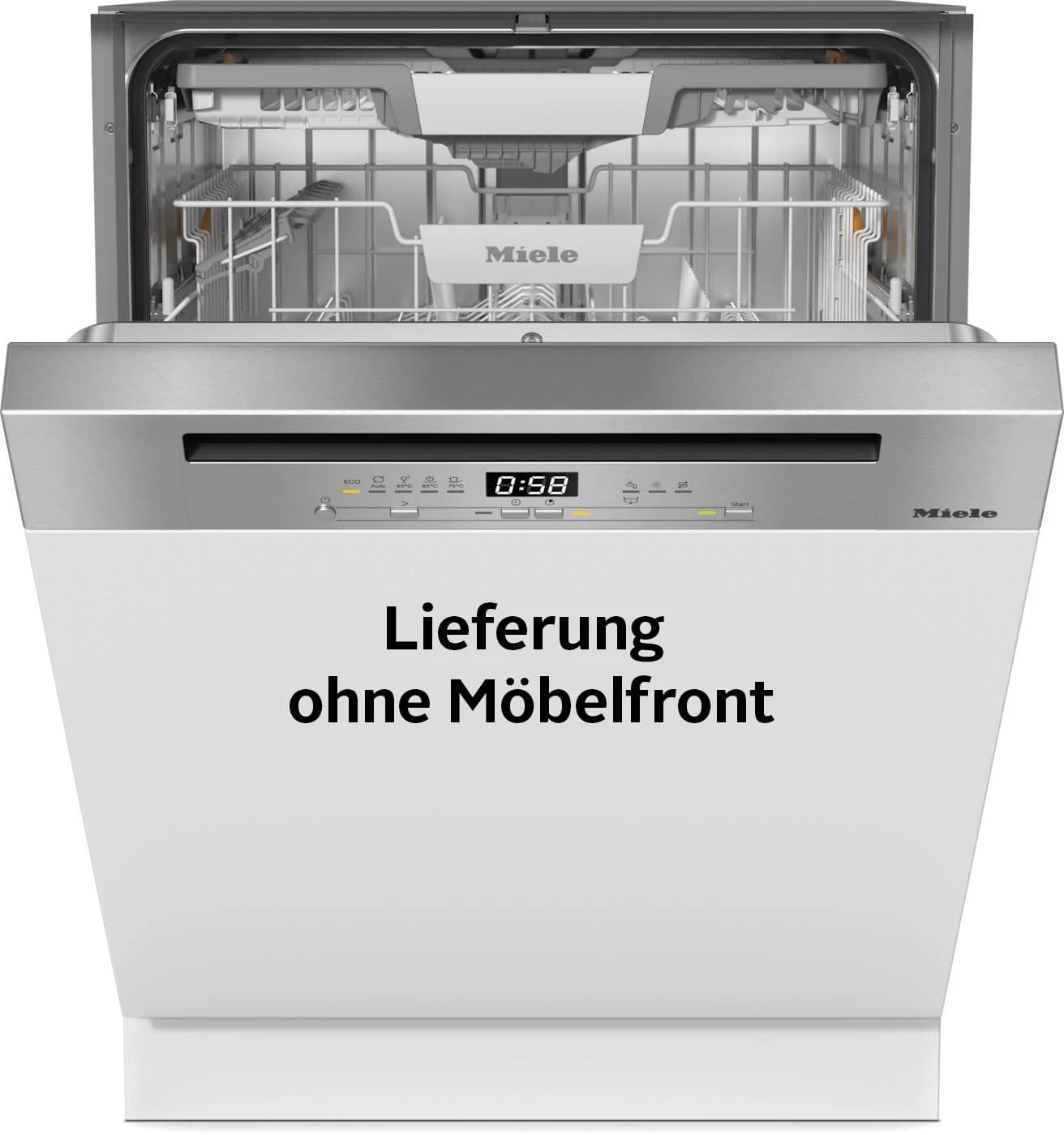 MIELE teilintegrierbarer Geschirrspüler G 5811 SCi Active Plus Silber