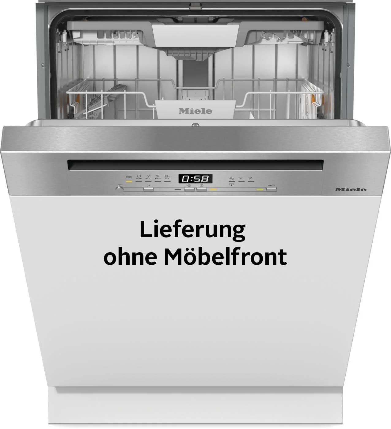 MIELE teilintegrierbarer Geschirrspüler G 5817 SCi XXL Active Plus Silber
