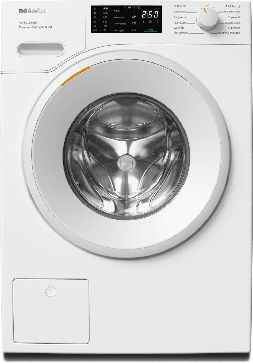 Miele Waschmaschine WSD383 WCS PWash&Steam&9kg Weiß