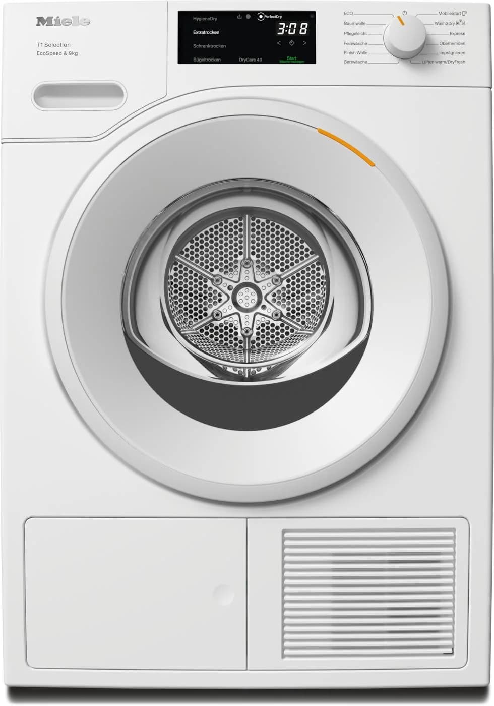 Miele Wärmepumpentrockner TSD643WP EcoSpeed&9kg Weiß 9 kg