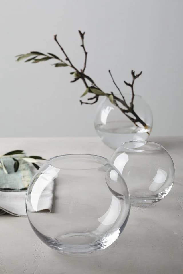 LEONARDO Tischvase BOCCIA Glasvase Kugelform Transparent