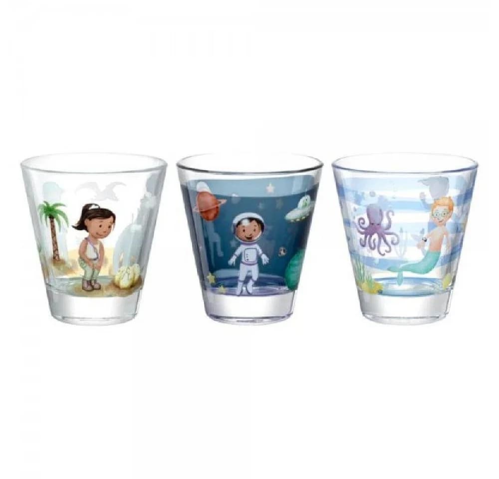 Leonardo Kinder-Gläserset Bambini Aventura 6-teilig, Glas, 215 ml - Bild 2