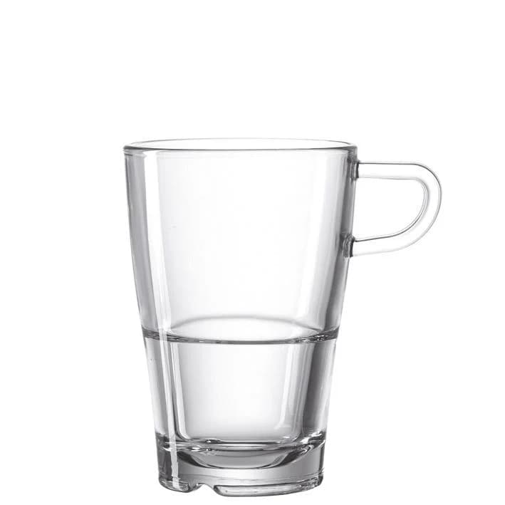 Latte-Macchiato-Glas Leonardo Senso Weiß Glas