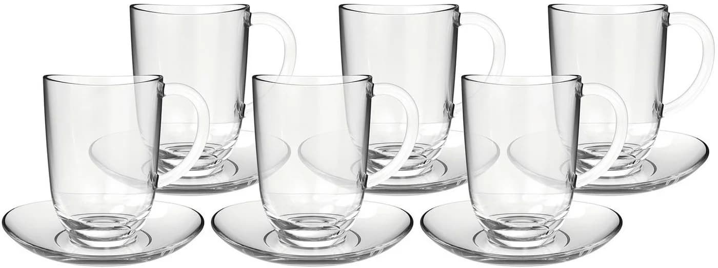 Latte-Macchiato-Tasse LEONARDO "NAPOLI" Glas Set 12-tlg - Bild 2