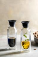 Essig-Ölflaschen-Set DUO 2-teilig Glas Silikon Bild 1