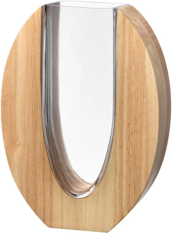 Leonardo Vase LEGNO Braun Ellipsenförmig - Bild 2