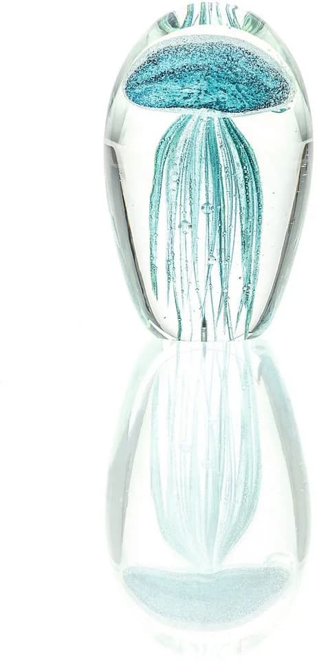 LEONARDO Dekofigur Qualle OCEANO Blau Glas Phosphoreszenz - Bild 5