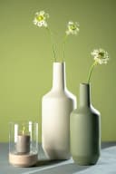 Leonardo Keramikvase MILANO Beige Creme Modern Bild 1