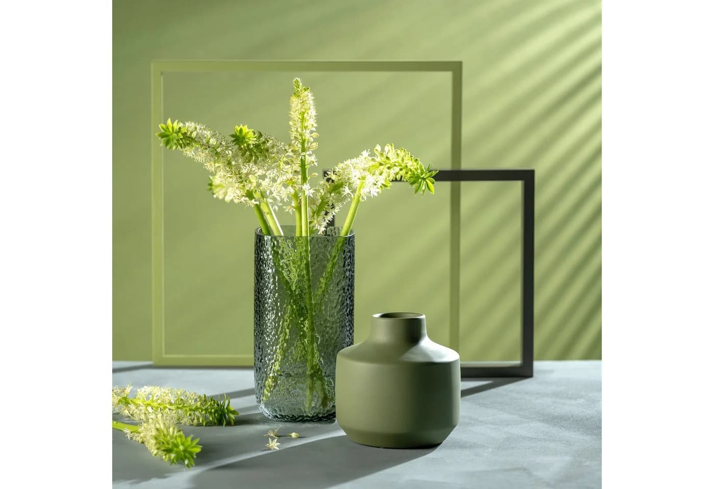 LEONARDO Dekovase MARTELLO Grau Glas - Bild 5