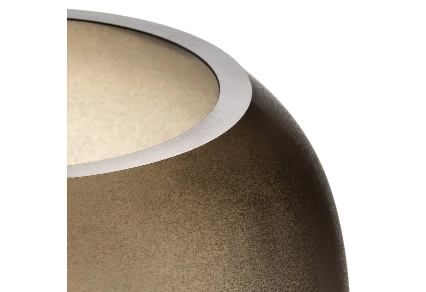 LEONARDO Dekovase TROGOLO Taupe Glas - Bild 3