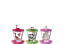 Leonardo Kinder-Gläserset Bambini 9-teilig Grün Rosa Weiß Pink Kunststoff Glas Bild 2