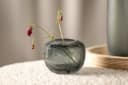 Leonardo Tischvase BELLAGIO Anthrazit Glas Handgefertigt Bild 1