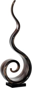 LEONARDO Dekofigur CASOLARE 40 cm Schwarz Glas Bild 2
