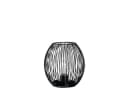 Leonardo LED Tischleuchte Laterne CASOLARE Schwarz Metall Bild 2