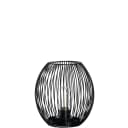 Leonardo LED Tischleuchte Laterne CASOLARE Schwarz Metall Bild 3