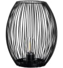 Leonardo LED Tischleuchte Laterne CASOLARE Schwarz Metall Bild 2