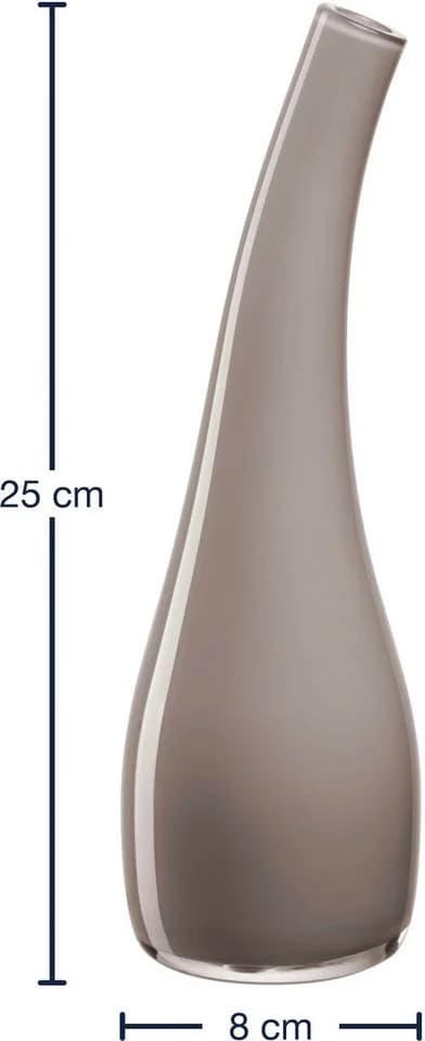 LEONARDO Dekovase ARCO Taupe Glas Handgefertigt - Bild 5