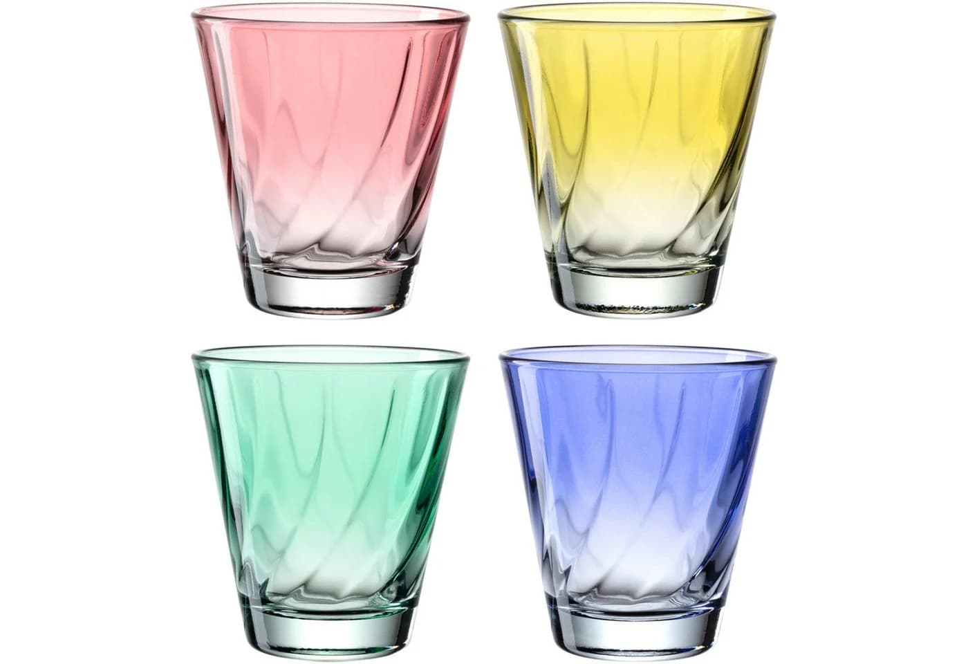 Leonardo TWIST Gläser-Set 4-tlg. Bunt Glas - Bild 2