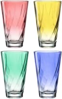 LEONARDO Trinkglas TWIST 300 ml 4er-Set Bunt Glas Longdrinkbecher Bild 2