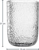 LEONARDO Windlicht MARTELLO Glas Deko 21 cm Bild 5