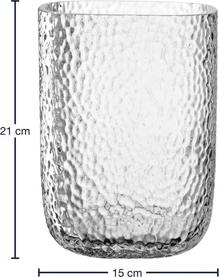 LEONARDO Windlicht MARTELLO Glas Deko 21 cm - Bild 5
