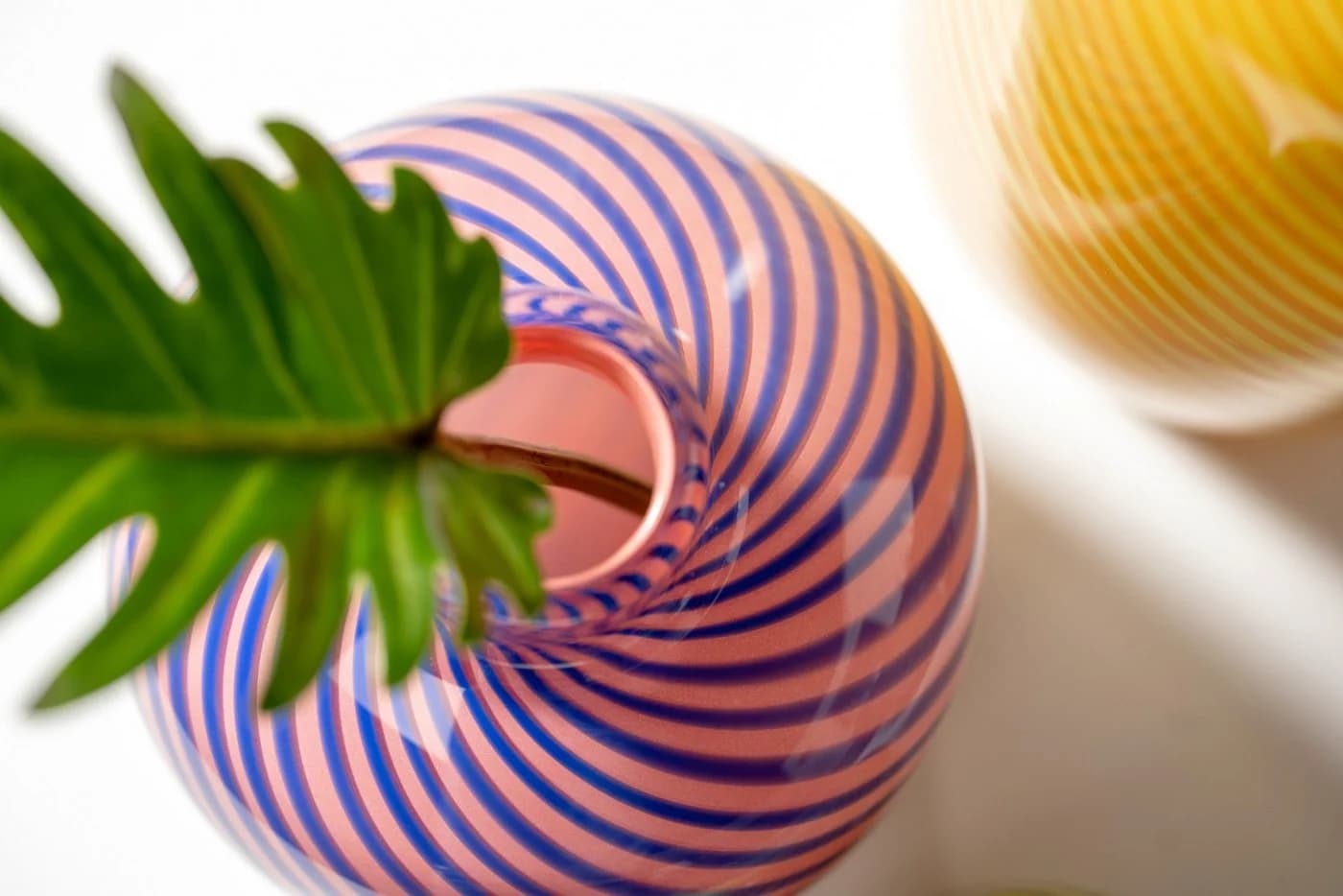 Leonardo Dekovase Vase FILO COLORI Pink Glas - Bild 5