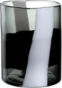 Leonardo Vase BANDA NERA Schwarz Glas Dekovase Bild 2