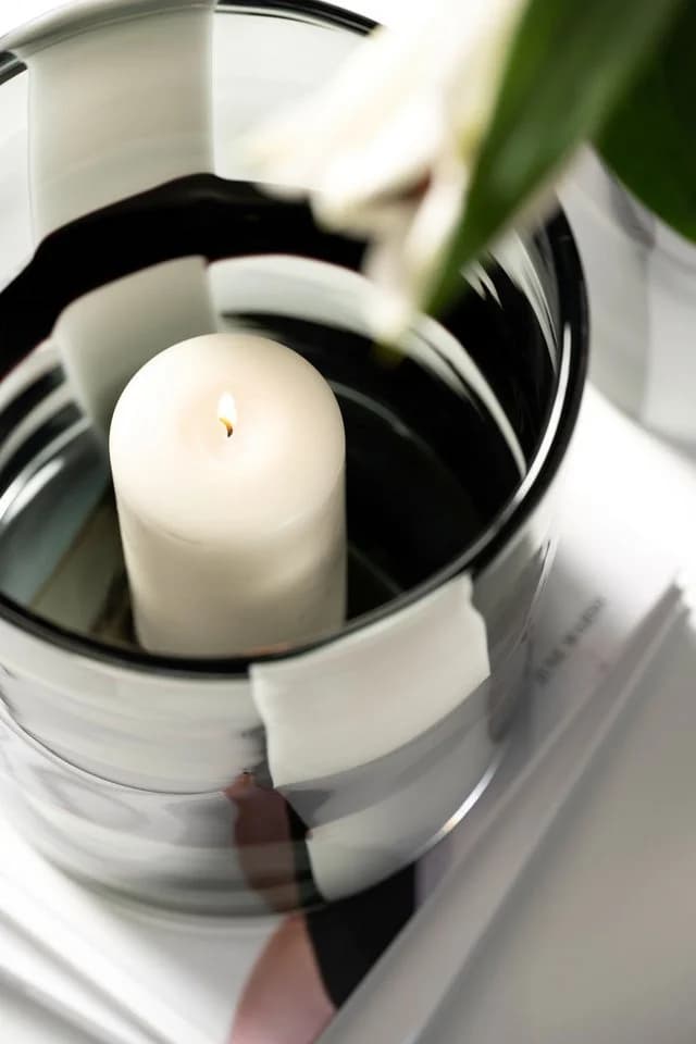 Leonardo Vase BANDA NERA Schwarz Glas Dekovase - Bild 5