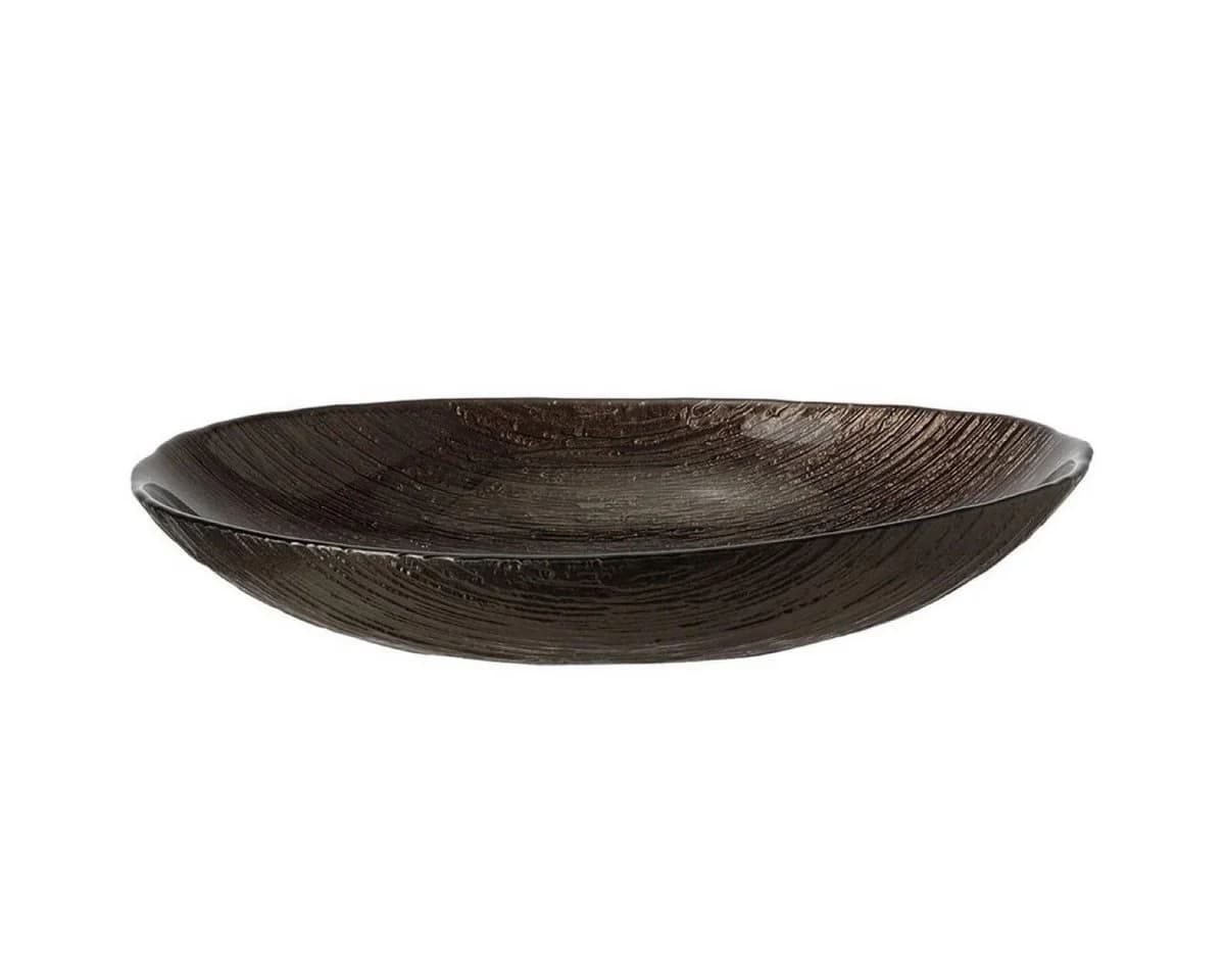 LEONARDO Servierschale COMO Ferro Oval Braun Glas - Bild 3