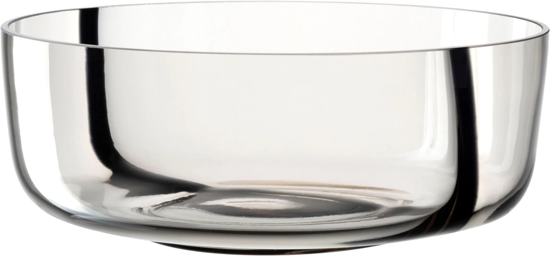 Leonardo Schale ALVEO Glas transparent taupe schwarz