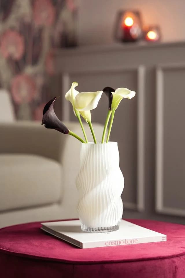 Leonardo Vase VERDI Weiß Dekovase - Bild 4
