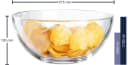 Schale Leonardo Cucina Glas Klar 21,5 cm Bild 3