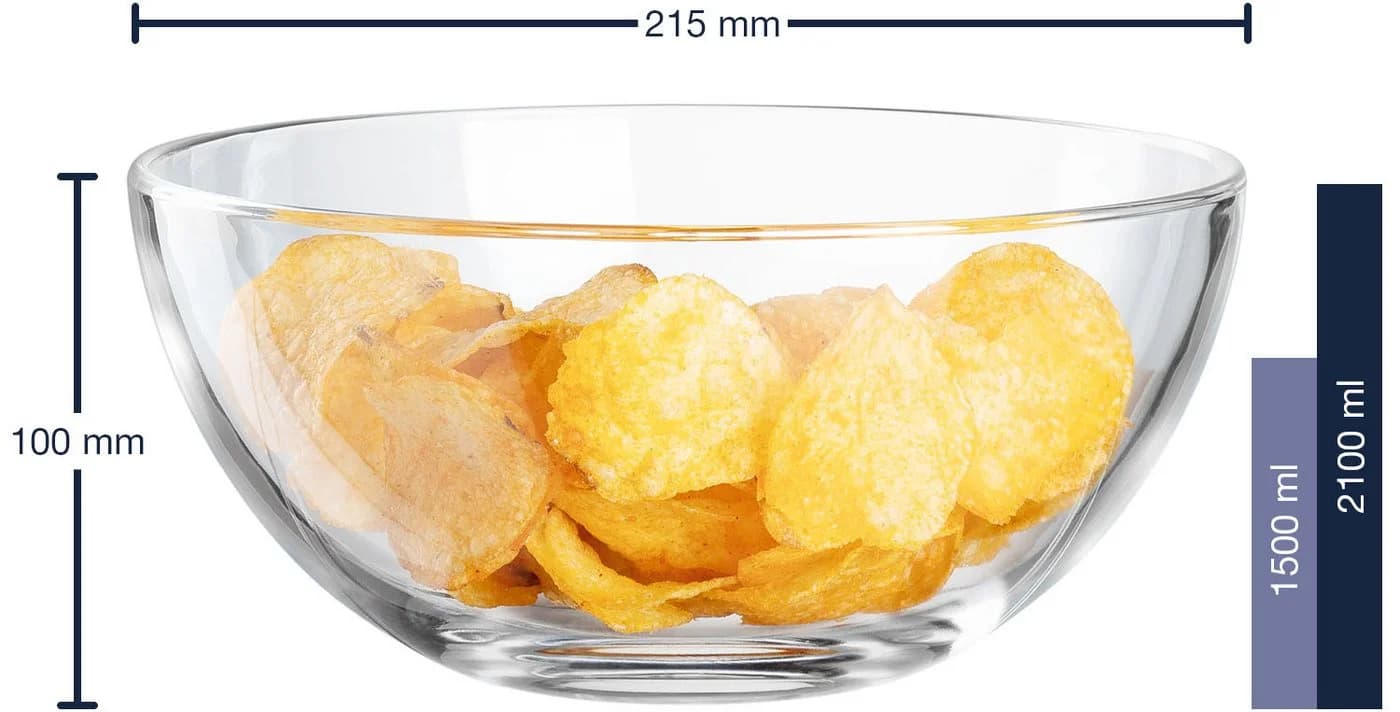 Schale Leonardo Cucina Glas Klar 21,5 cm - Bild 3