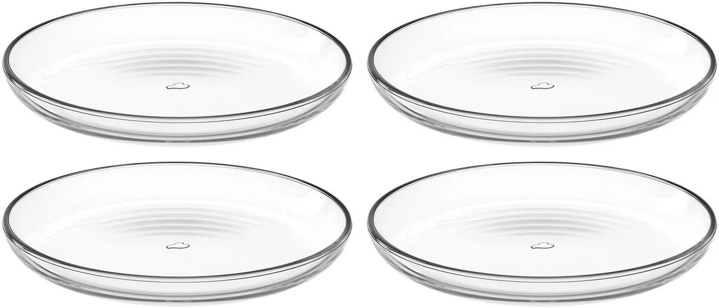Leonardo Speiseteller CUCINA 18 cm 4er-Set Glas Transparent - Bild 2