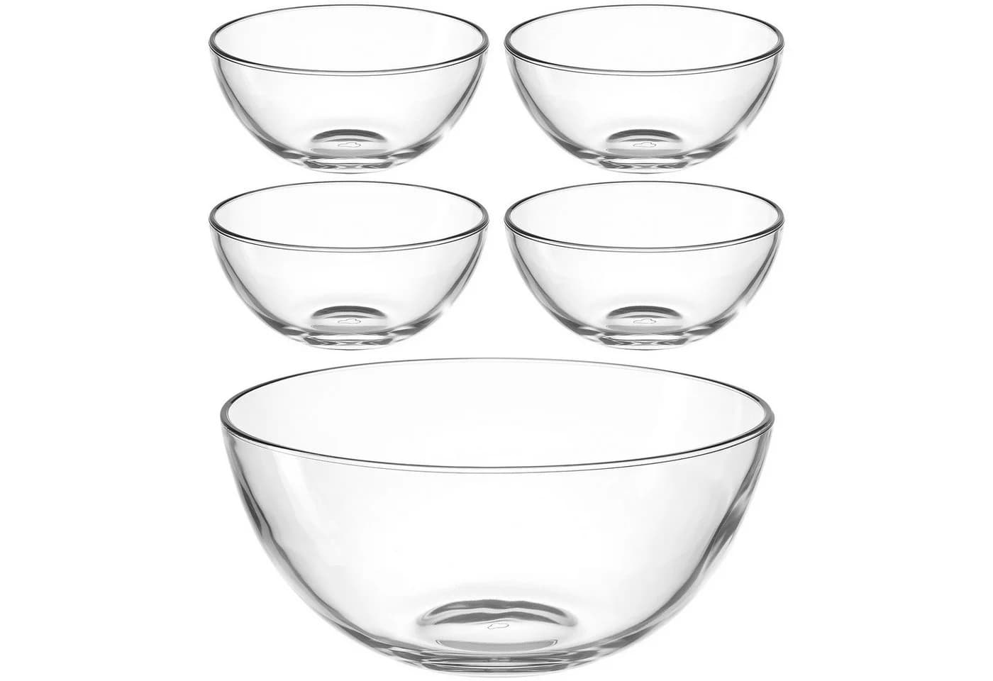 Leonardo Schalen-Set CUCINA 5-teilig Glas transparent - Bild 2